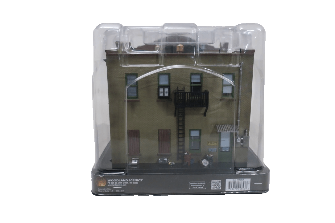 NEW Woodland Scenics Built & Ready Model Kit Dugan's Paint Store O Scale BR5853 - WISE GUYS HOBBIES LLC