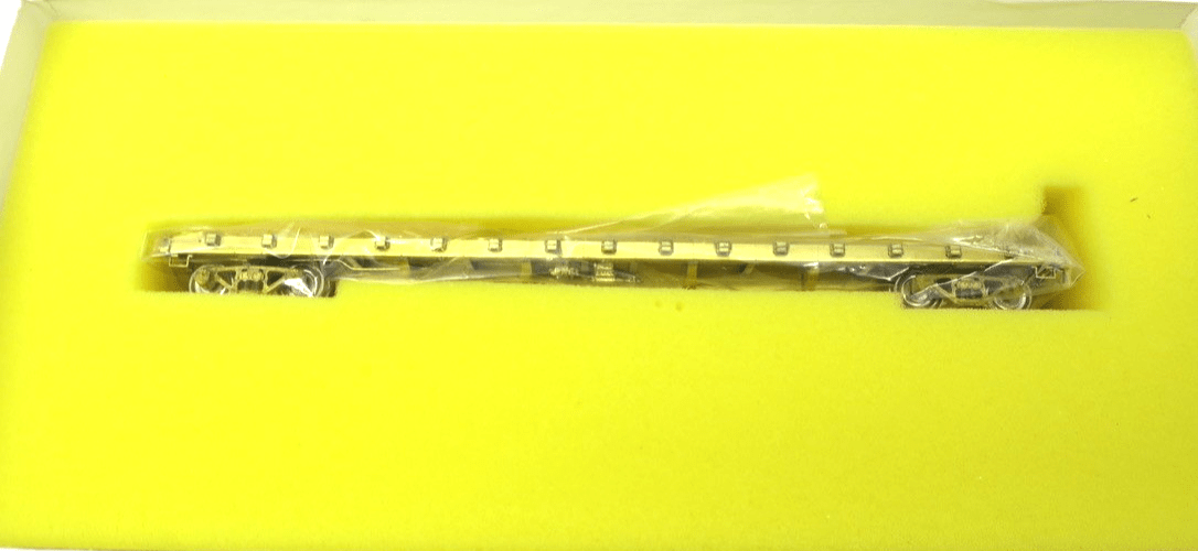 W&R Enterprises HO Brass - 52’ Flat Car NP, SP&S, BN & CB&Q Unpainted NOS - WISE GUYS HOBBIES LLC