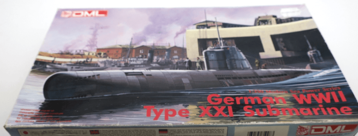 DML 1/350 German WWII Type XXI Submarine Model Kit 1008 - WISE GUYS HOBBIES LLC