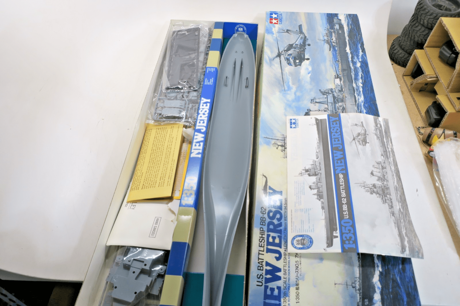 Tamiya 1/350 U.S. Battleship BB-62 New Jersey Model Kit 78005 - WISE GUYS HOBBIES LLC