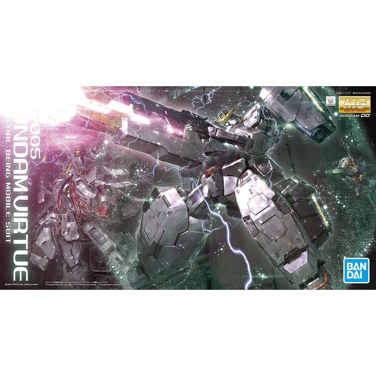 Bandai Gundam 00 MG 1/100 Gundam Virtue/Nadleeh Model Kit - WISE GUYS HOBBIES LLC
