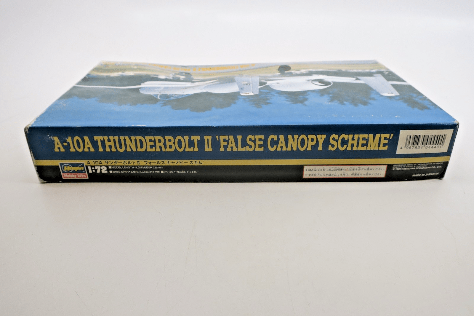 Hasegawa 1/72 A - 10A Thunderbolt II False Canopy Scheme Model Kit BOX DAMAGE - WISE GUYS HOBBIES LLC