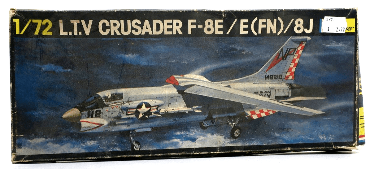 Heller 1/72 L.T.V Crusader F - 8E/E(FN)/8J Model Kit N259 - WISE GUYS HOBBIES LLC