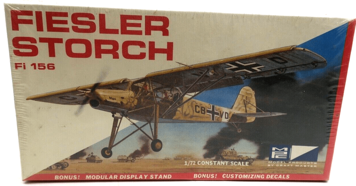 MPC 1/72 Fi-159 Fiesler Storch Model Kit 5009-50 - WISE GUYS HOBBIES LLC