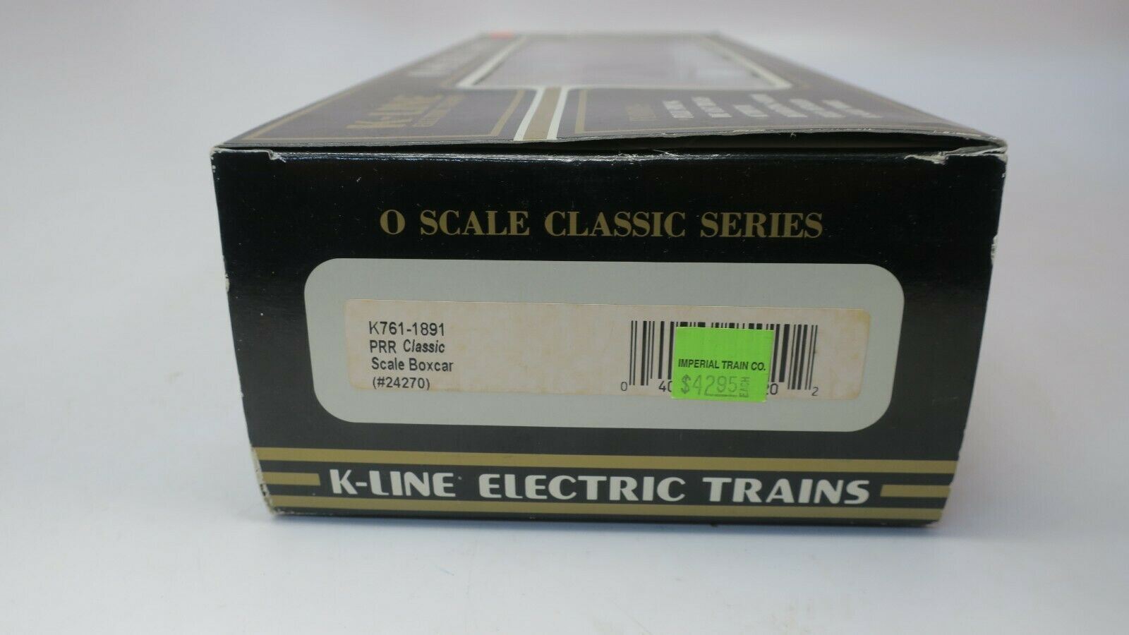 MTH K-LINE RAILKING 30-7459 PENNSYLVANIA BOX CAR 671410 LCL SERVICE - WISE GUYS HOBBIES LLC