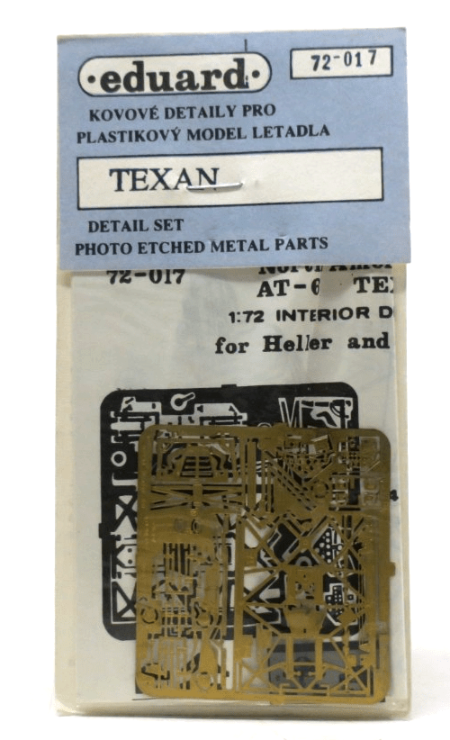 Eduard Photo Etch 1/72 Texan Detail Set 72 - 017 - WISE GUYS HOBBIES LLC