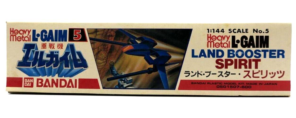 Vintage Bandai Heavy Metal L-Gaim 1/144 Land Booster Spirit No. 5 Model Kit - WISE GUYS HOBBIES LLC