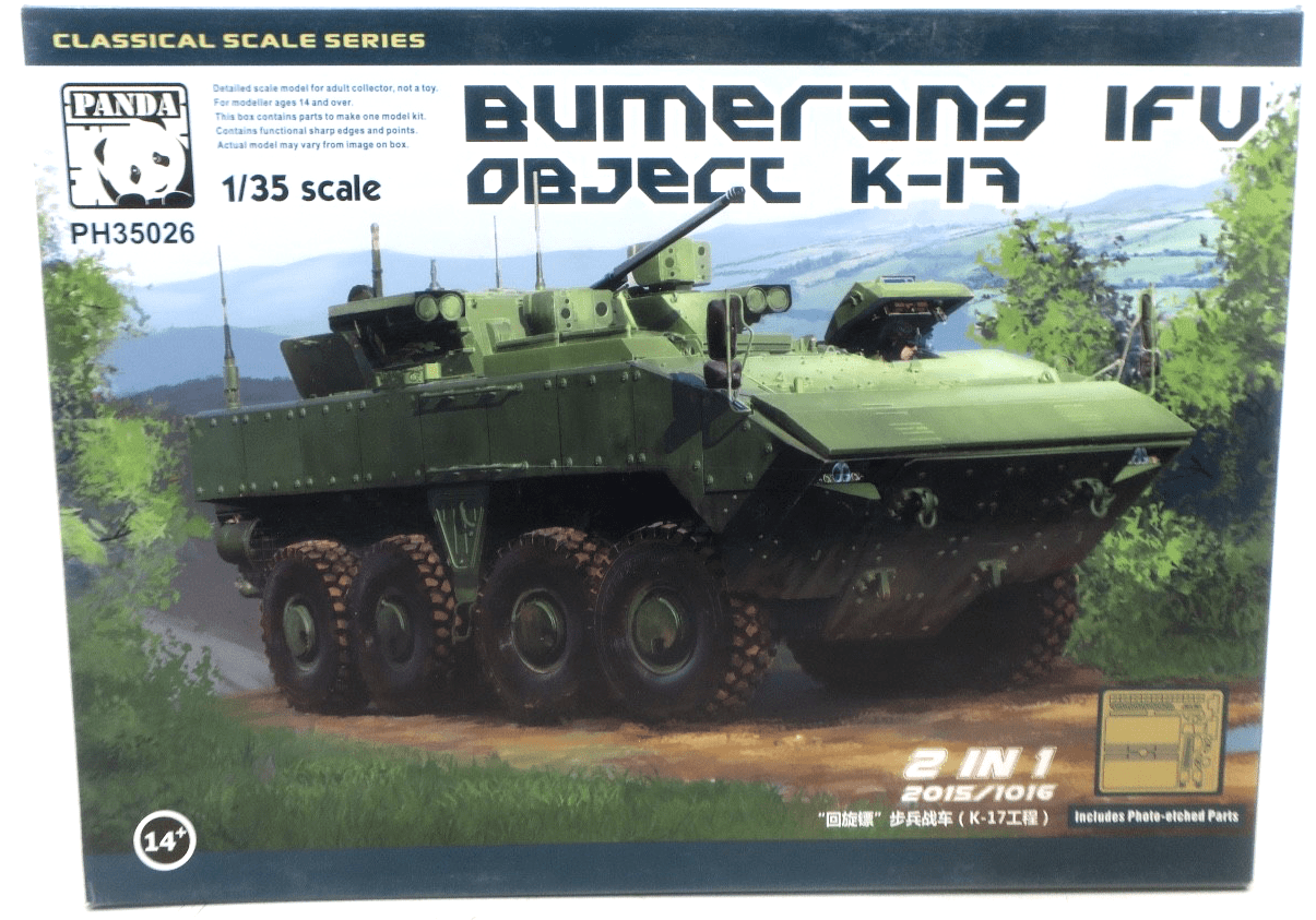 Panda 1/35 Bumerang IFV Object K-17 Model Kit 35026 - WISE GUYS HOBBIES LLC