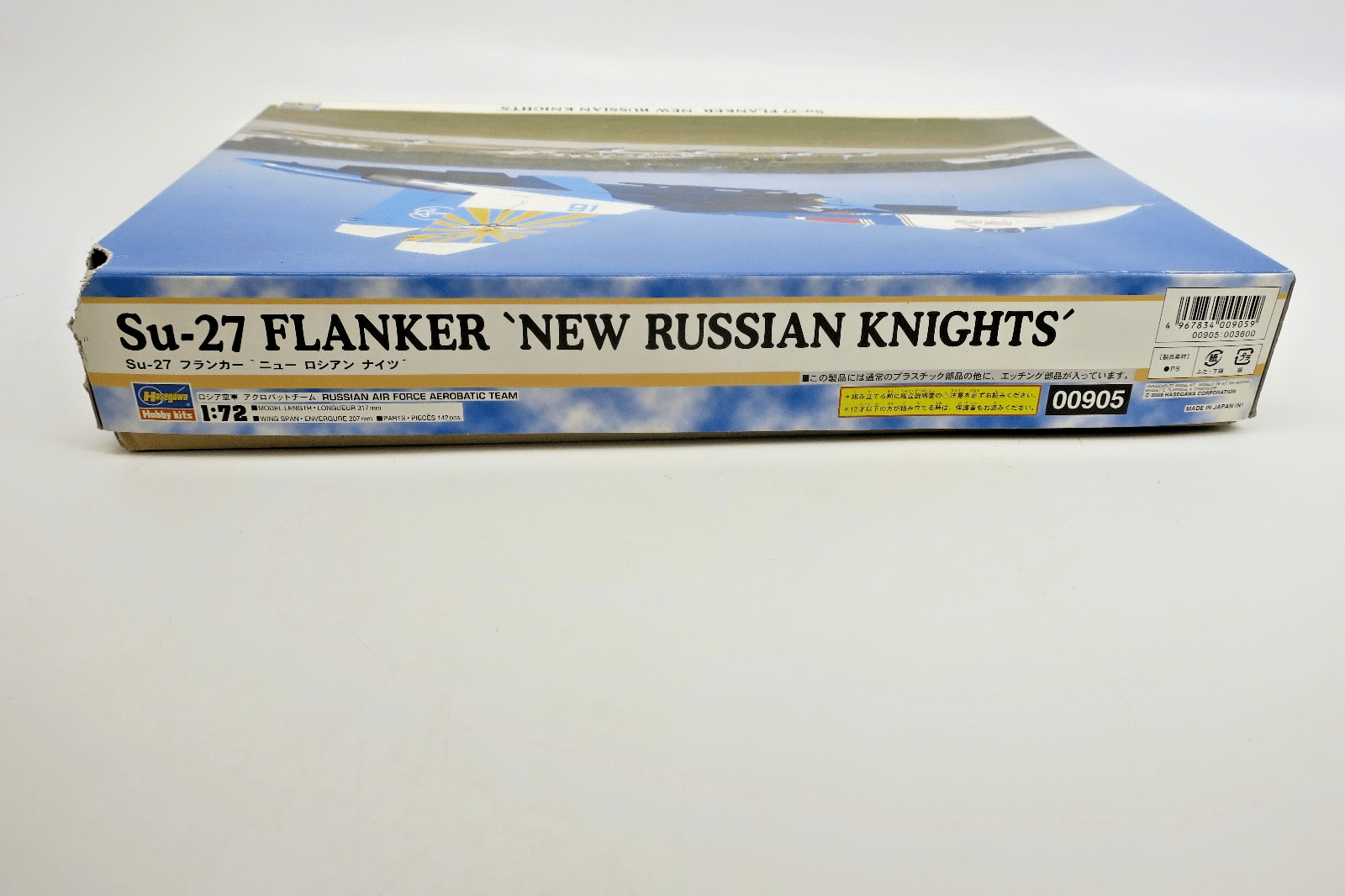 Hasegawa 1/72 Su - 27 Flanker New Russian Knights Model Kit Slight Box Damage - WISE GUYS HOBBIES LLC