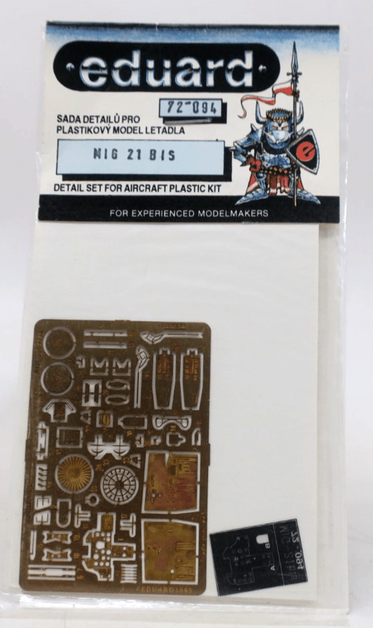 Eduard Photo Etch 1/72 MiG 21 BIS Detail Set 72 - 094 - WISE GUYS HOBBIES LLC