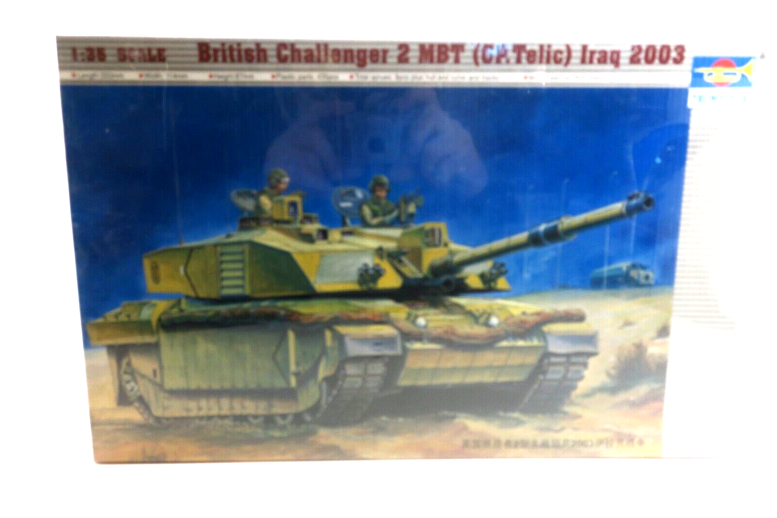 Trumpeter 1/35 British Challenger 2 MBT (CA Telic) Iraq 2003 Model Kit - WISE GUYS HOBBIES LLC