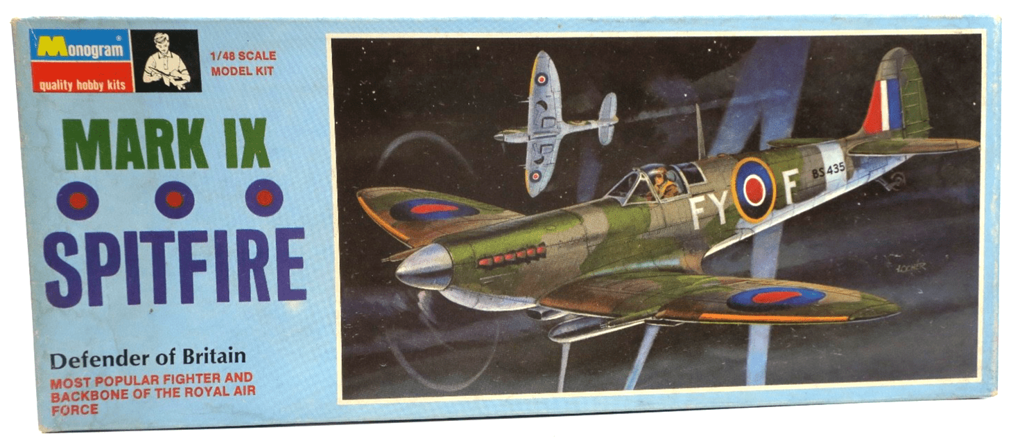 Monogram 1/48 Spitfire Mark IX Model Kit PA79 - WISE GUYS HOBBIES LLC