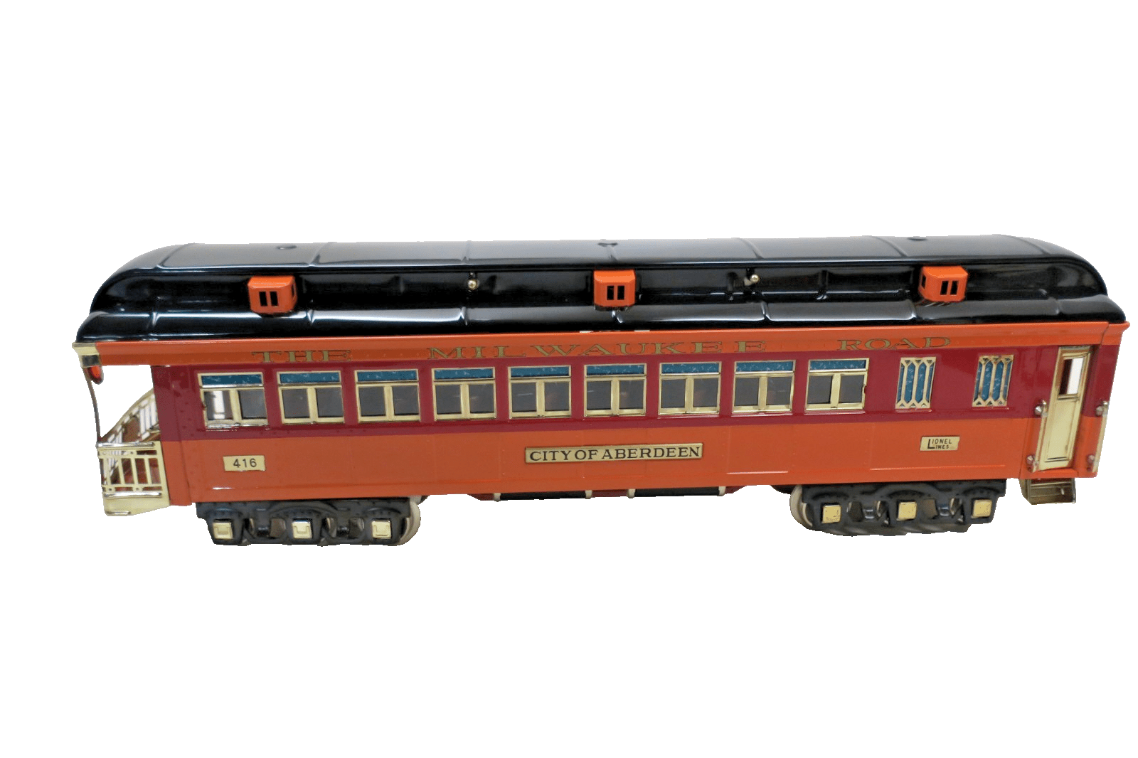 LIONEL STANDARD GAUGE 416 STATE COACH CAR ABERDEEN PASSENGER CAR 11-40013A - WISE GUYS HOBBIES LLC