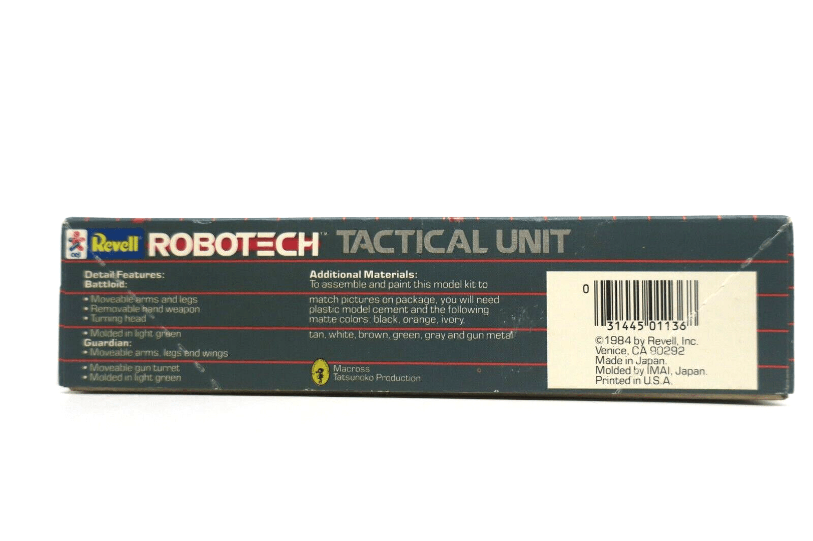 Revell Robotech Tactical Unit 1136 2-in-1 Model Kit 1984 - WISE GUYS HOBBIES LLC