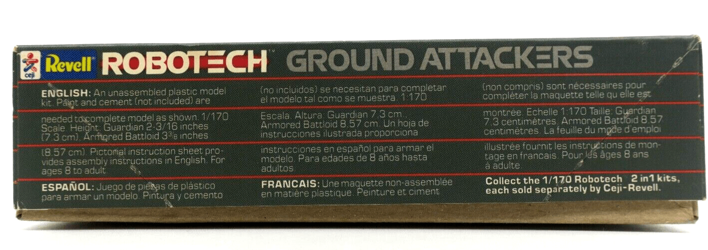 Revell 1/170 Robotech 2 in 1 Kit Ground Attackers Model Kit 1137 - WISE GUYS HOBBIES LLC