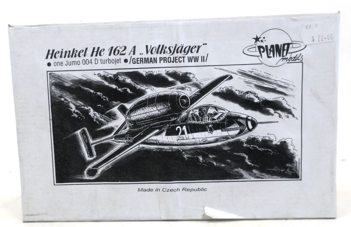 Planet Models 1/72 Heinkel He 162 A "Volksjager" Resin Model Kit 007 - WISE GUYS HOBBIES LLC