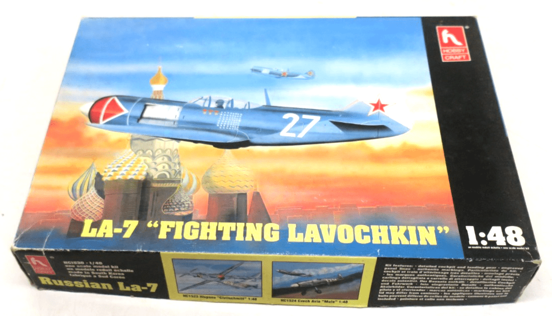 Hobby Craft 1/48 LA - 7 "Fighting Lavochkin" Model Kit HC1530 - WISE GUYS HOBBIES LLC