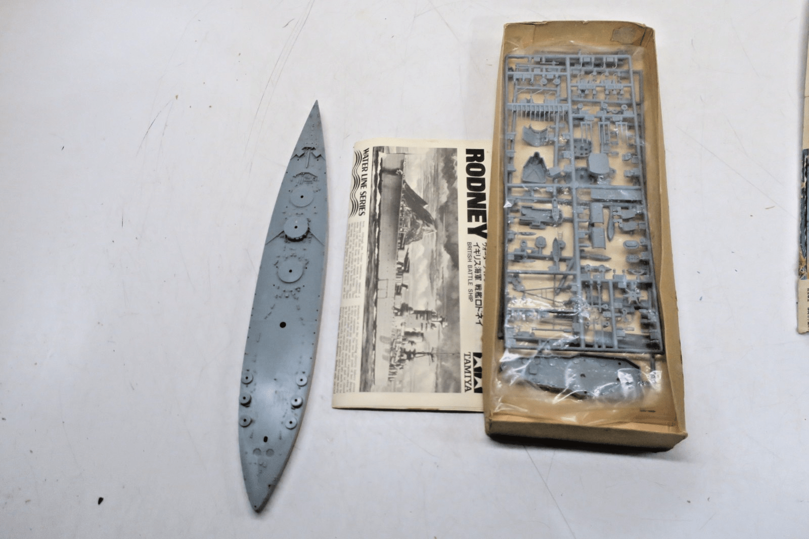 Tamiya 1/700 Water Line Series British Battleship Rodney Model Kit 102 - WISE GUYS HOBBIES LLC