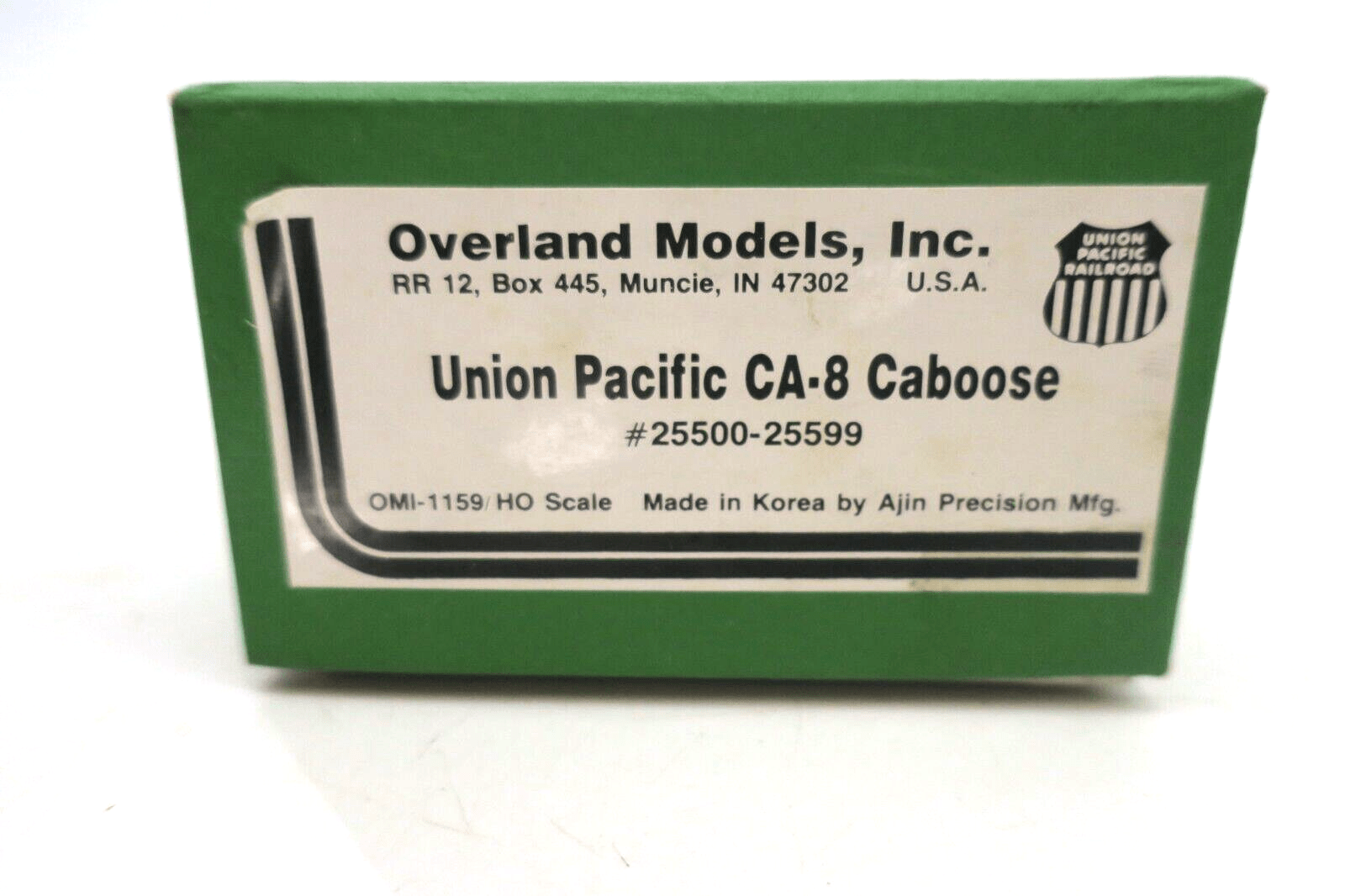 OVERLAND OMI 1159 HO SCALE BRASS CA- 8 CABOOSE UNPAINTED UNION PACIFIC 25500 - WISE GUYS HOBBIES LLC