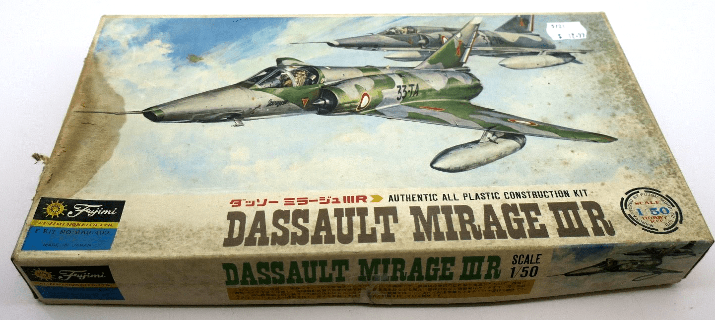 Fujimi 1/50 Dassault Mirage IIIR Model Kit BOX DAMAGE - WISE GUYS HOBBIES LLC