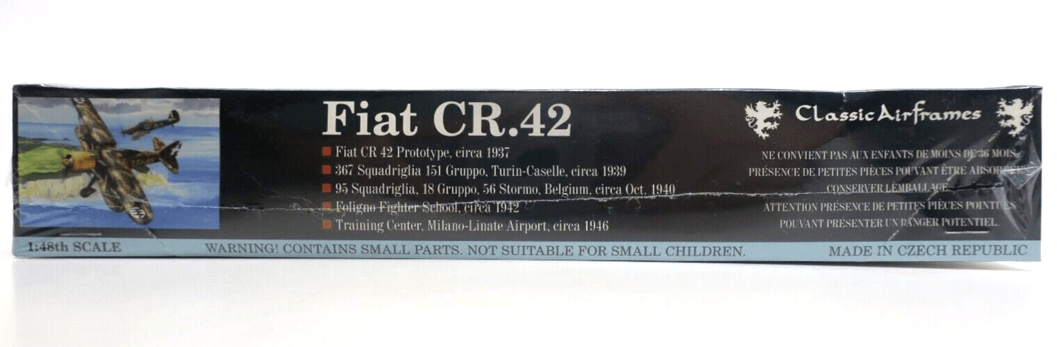 Classic Airframes 1/48 Fiat CR.42 Model Kit - WISE GUYS HOBBIES LLC