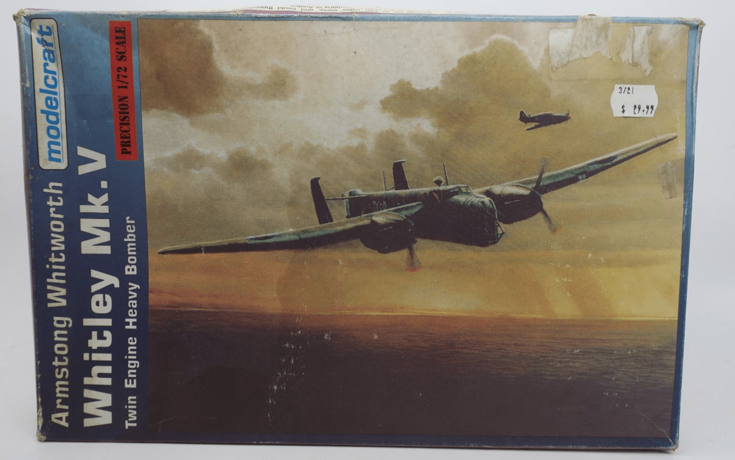 Modelcraft 1/72 Whitley Mk.V Model Kit 72 - 030 - WISE GUYS HOBBIES LLC