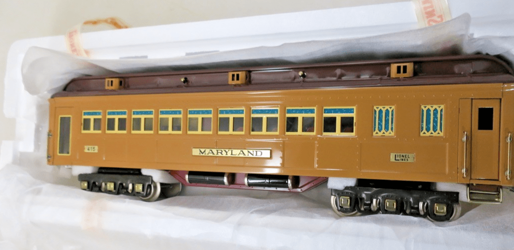 MTH 11-40030 Standard Gauge Maryland Two-Tone Brown Solarium State Car` - WISE GUYS HOBBIES LLC