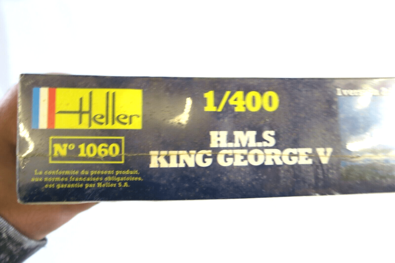 Heller Plastic Model H.M.S. King George V Cuirasse Navel Ship 1:400 Scale VTG - WISE GUYS HOBBIES LLC