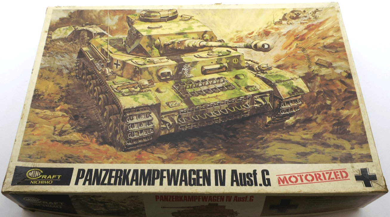 Nichimo 1/30 Panzerkampfwagemn IV Ausf. G Motorizerd Model Kit - WISE GUYS HOBBIES LLC