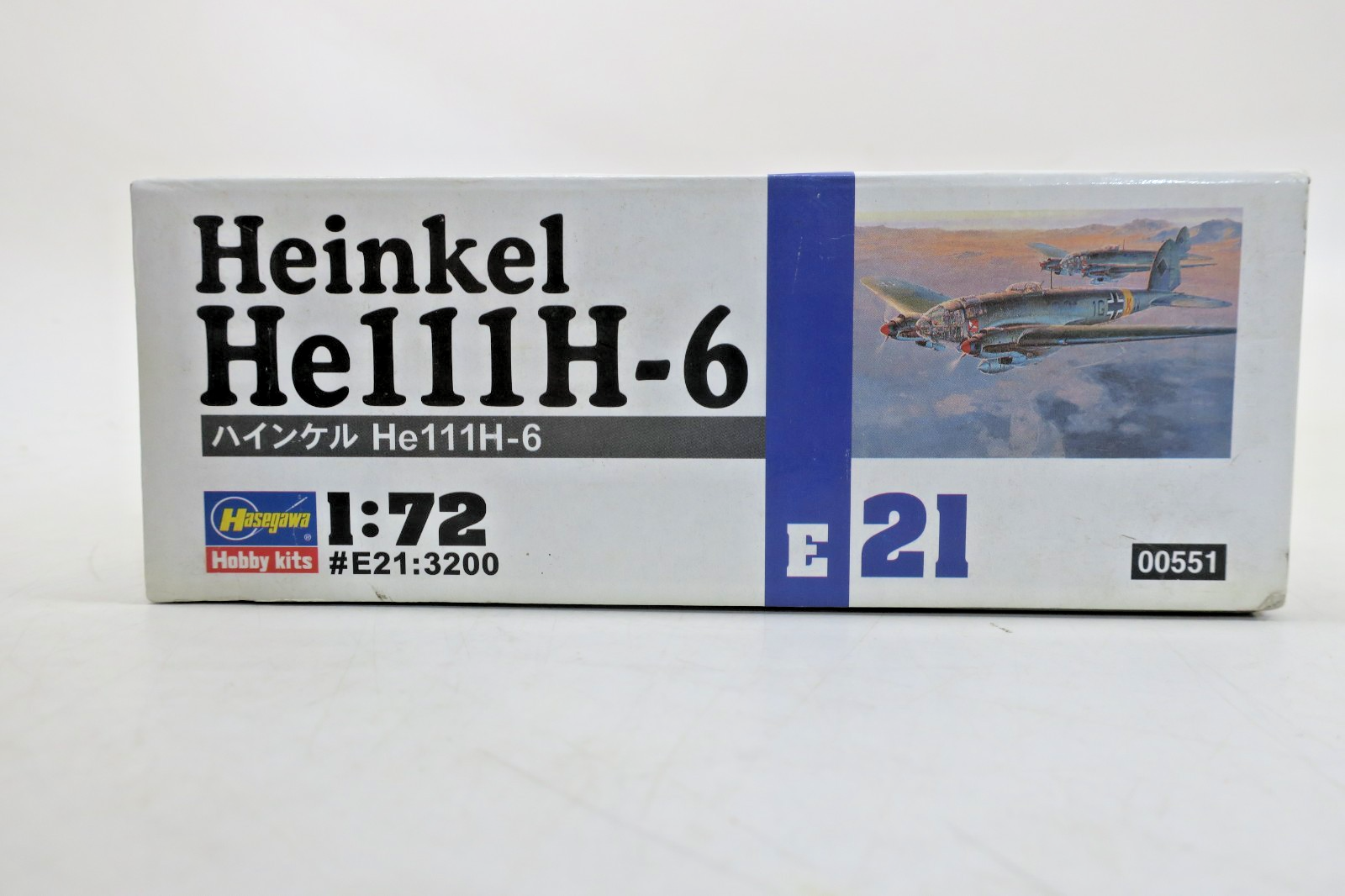 Hasegawa 1/72 Heinkel He111 H-6 Model Kit #E21:3200