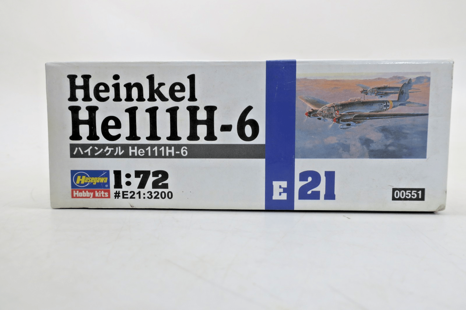 Hasegawa 1/72 Heinkel He111 H-6 Model Kit E21:3200 - WISE GUYS HOBBIES LLC