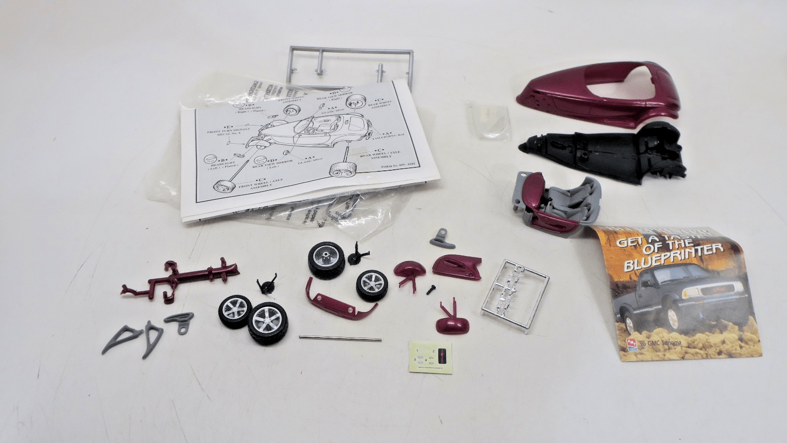 AMT ERTL 1/25 8284 SnapFast Plus Plymouth Prowler Model Kit STARTED - WISE GUYS HOBBIES LLC