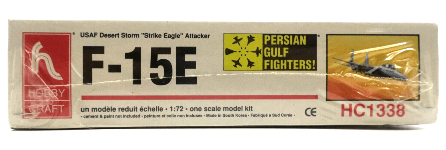 HobbyCraft 1/72 F-15E Strike Eagle Model Kit HC1338 - WISE GUYS HOBBIES LLC