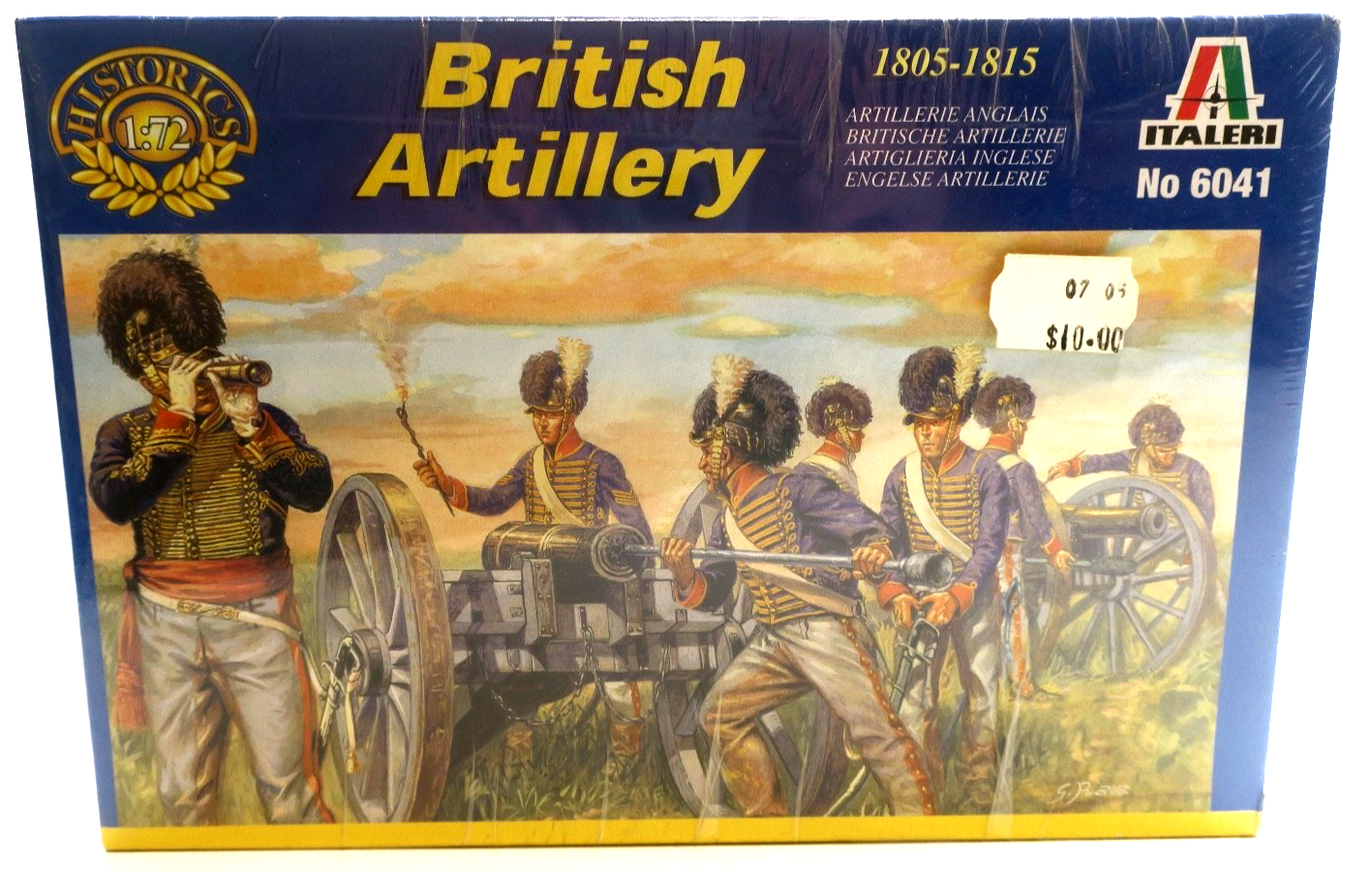 Italeri 1/72 British Artillery Model Kit 6041 - WISE GUYS HOBBIES LLC