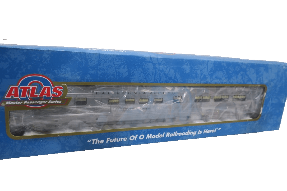 Atlas O Scale Dome Chair Car "California Zephyr " WP Silver Feather" 3001153 - 2 - WISE GUYS HOBBIES LLC
