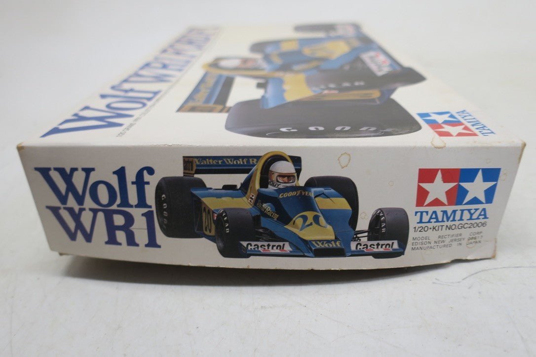 Tamiya 1:20 Scale Grand Prix Wolf WR1 Ford F1 Japan Model Car Kit GC2006 AS - IS - WISE GUYS HOBBIES LLC