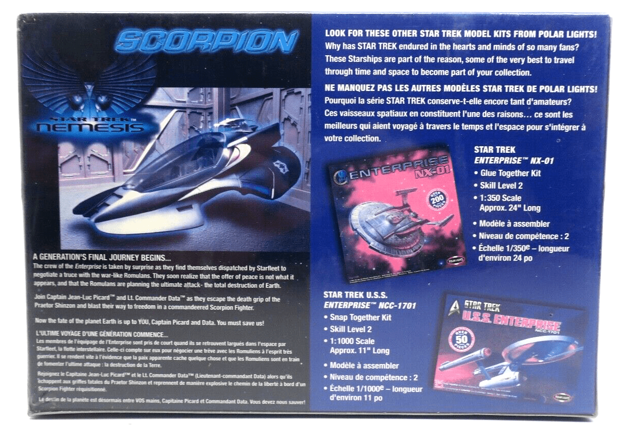 Polaris Star Trek Nemesis Scorpion Model Kit - WISE GUYS HOBBIES LLC