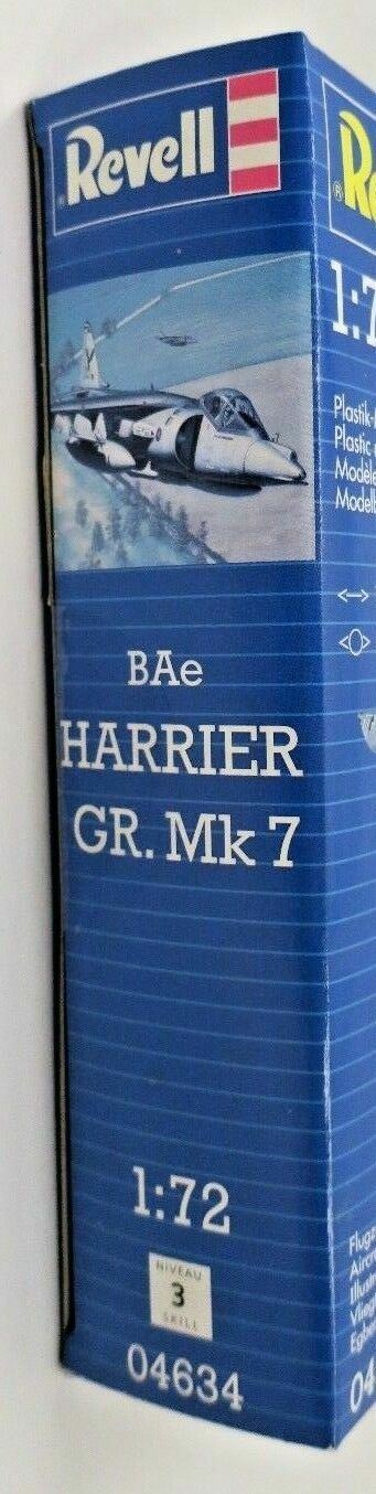 Revell BAE Harrier GR.MK7 1/72th Model Kit P/N: 04634 - WISE GUYS HOBBIES LLC