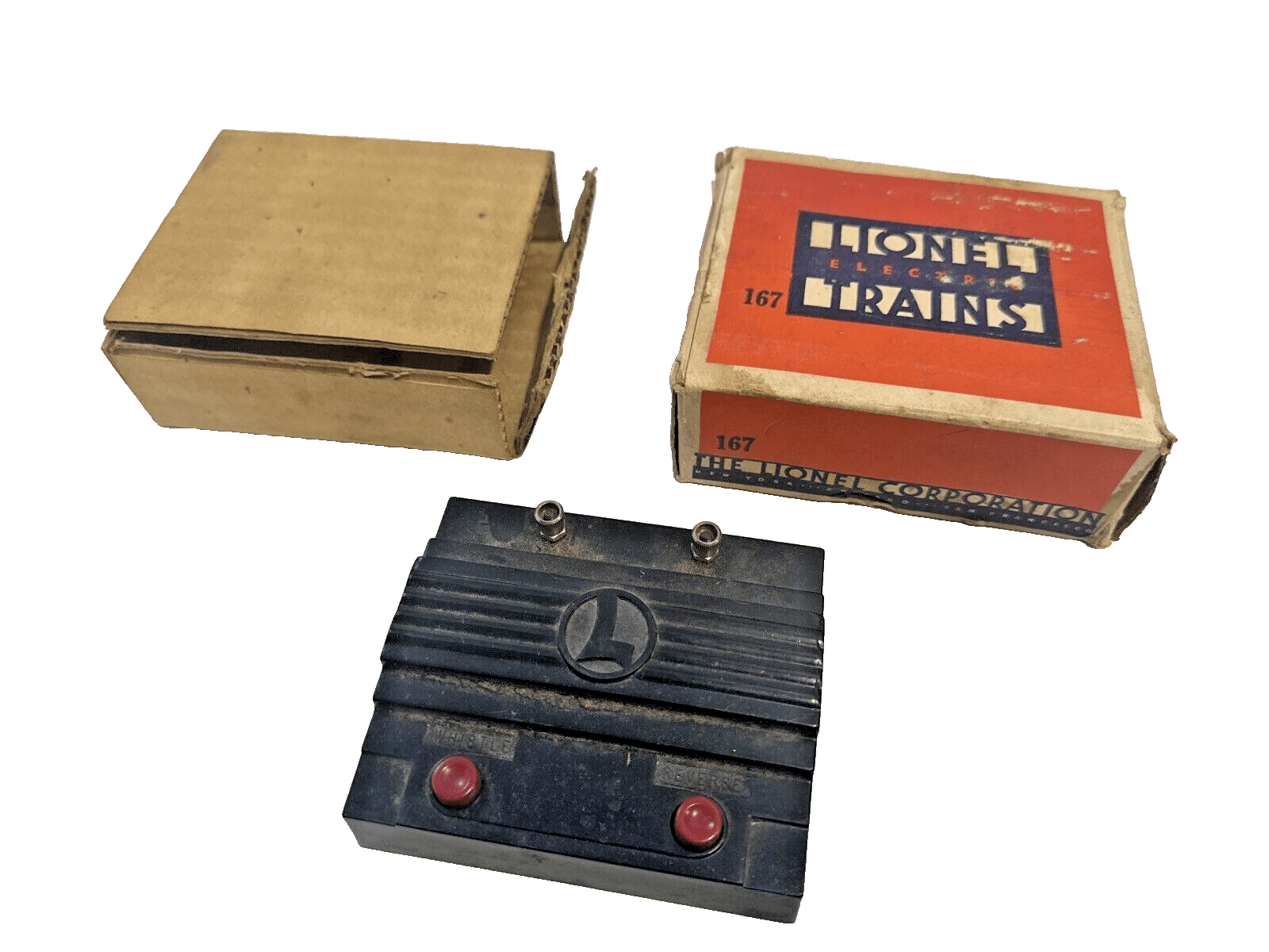 LIONEL EARLY POSTWAR 167 WHITSLE CONTROLLER WITH BOX - WISE GUYS HOBBIES LLC