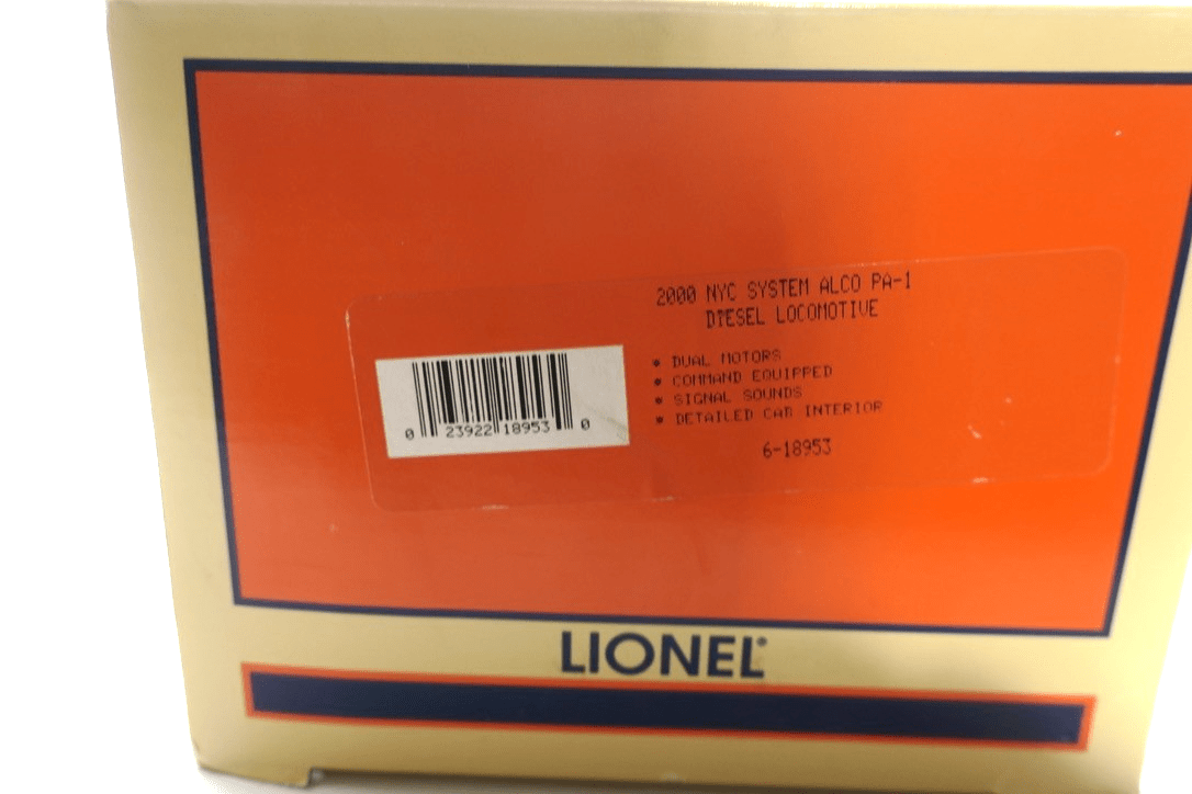 Lionel 6-18953 2000 NYC System Alco PA-1 Diesel Locomotive - WISE GUYS HOBBIES LLC