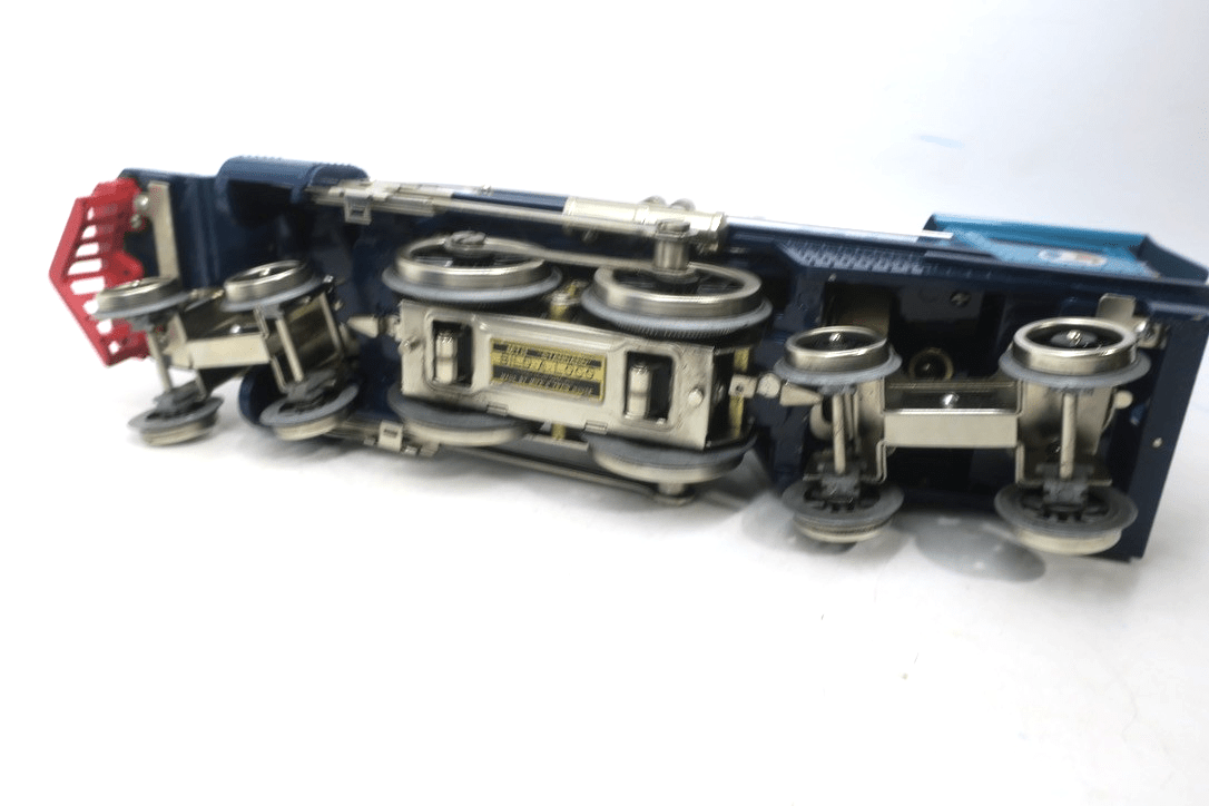 MTH Standard Gauge Tinplate Two Tone Blue Nickel 400E Steam Engine Blue Comet - WISE GUYS HOBBIES LLC