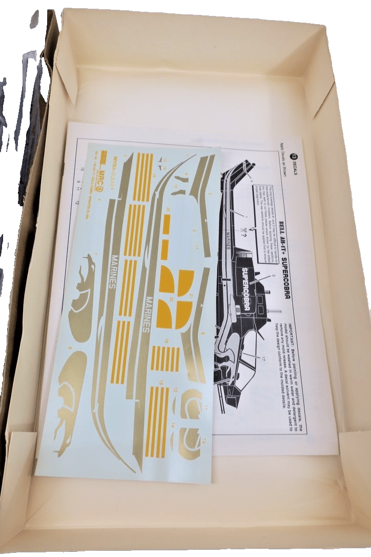 MRC AH - 1T Super Cobra Gold Cobra 1/35 BA105 FS NEW Model Kit - WISE GUYS HOBBIES LLC