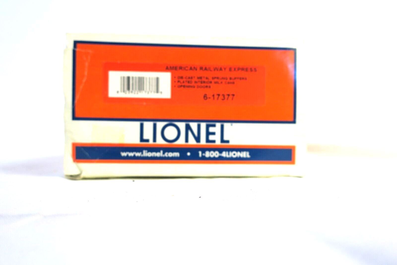 LIONEL AMERICAN RAILWAY EXPRESS REFRIGERATOR MILK TRAIN CAR REEFER 6-17377 - WISE GUYS HOBBIES LLC