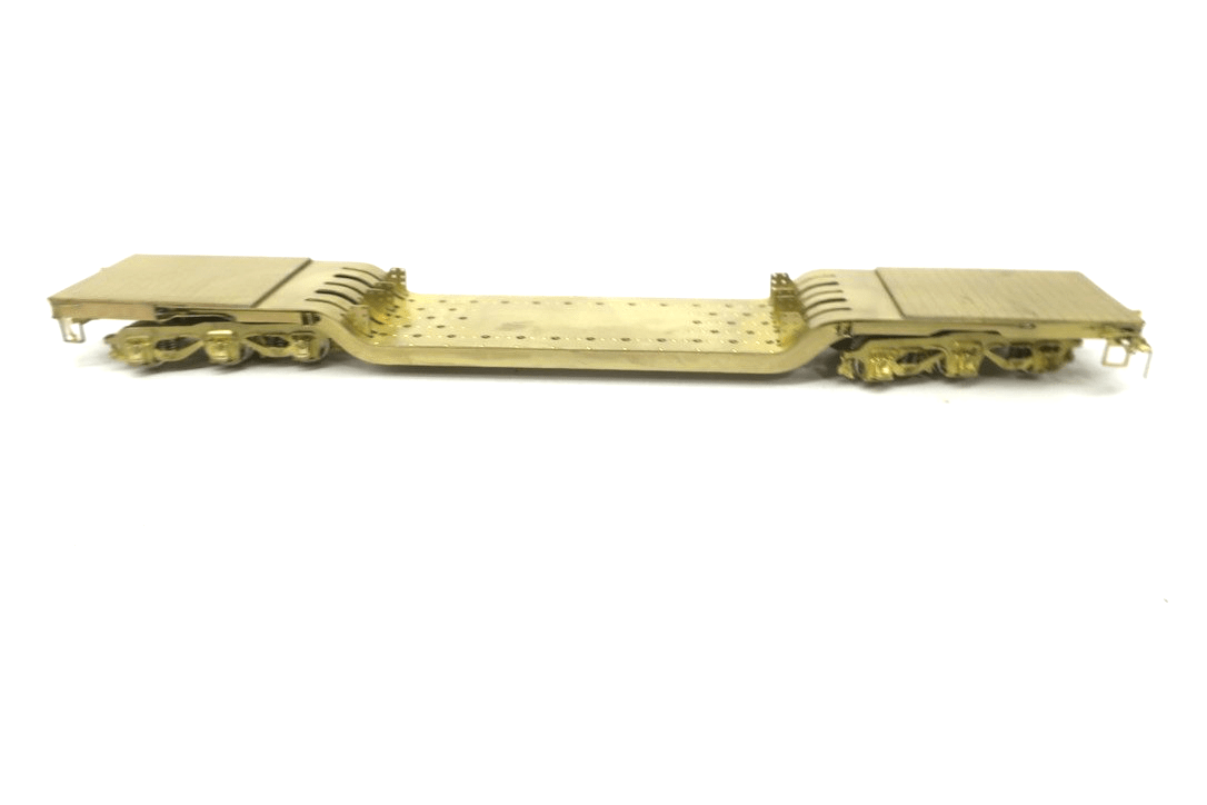 E & P Associates Brass HO NYC General Steel Depressed Center Flat Car GS 58-100 - WISE GUYS HOBBIES LLC