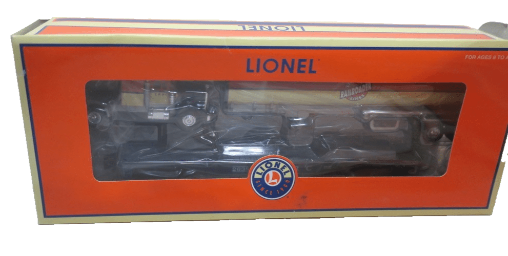 Lionel O Gauge 6 - 26382 LRRC Flatcar with Tanker 26382 - WISE GUYS HOBBIES LLC