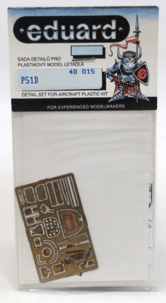 Eduard Photo Etch 1/48 P - 51D Cockpit Detail Set 48015 - WISE GUYS HOBBIES LLC