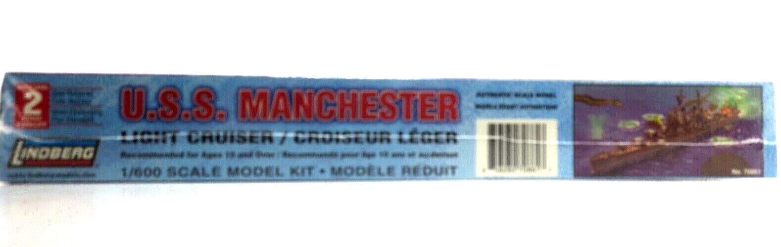Lindberg 1/600 USS Manchester Model Kit - WISE GUYS HOBBIES LLC