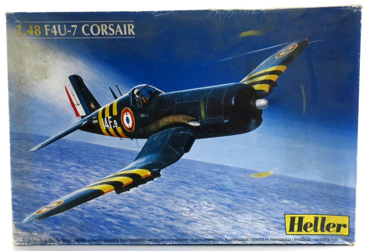 Heller 1/48 F4U-7 Corsair Model Kit #80415