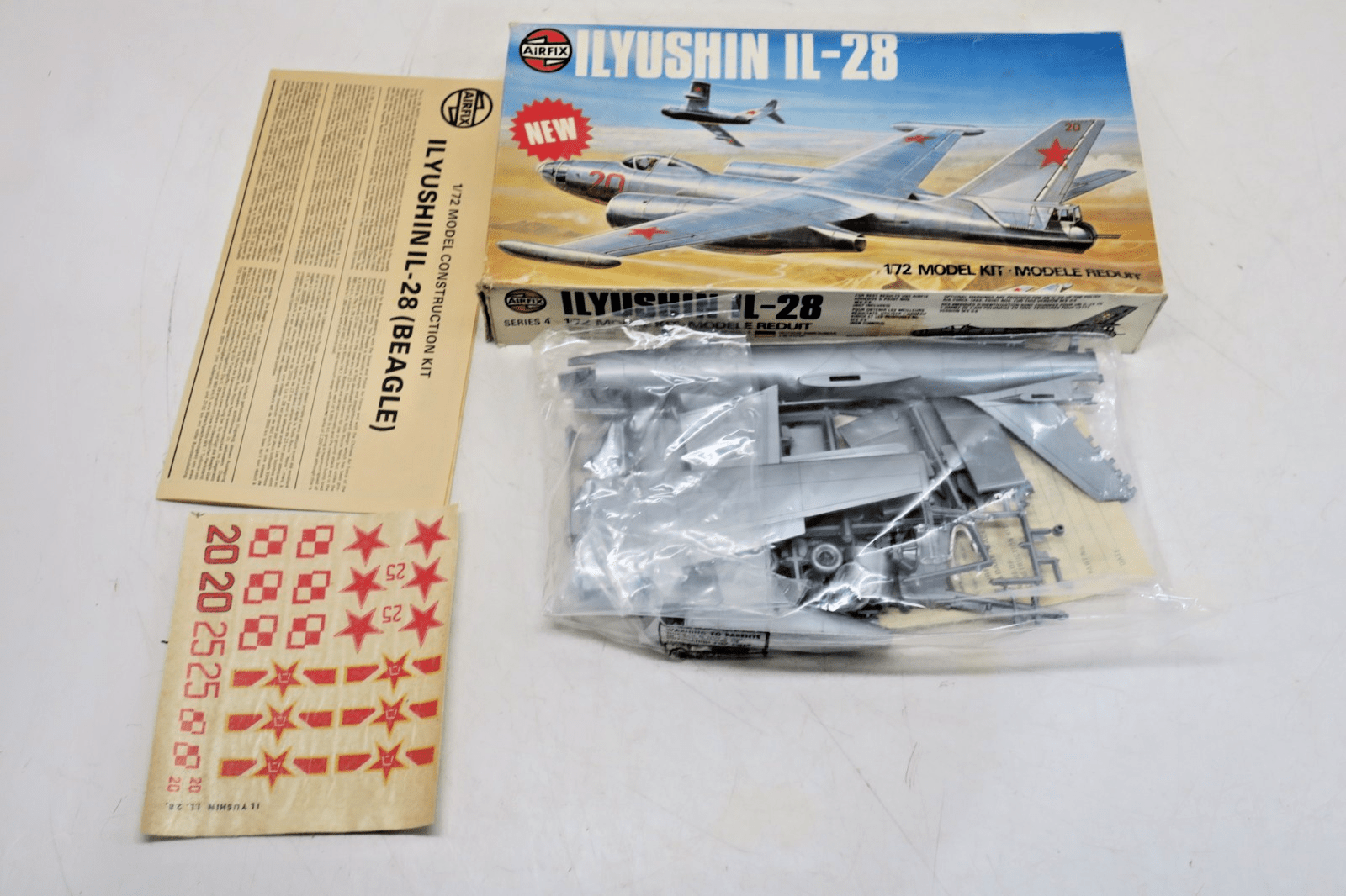 Airfix 1/72 Ilyushin IL - 28 Model Kit 04010 - 9 - WISE GUYS HOBBIES LLC