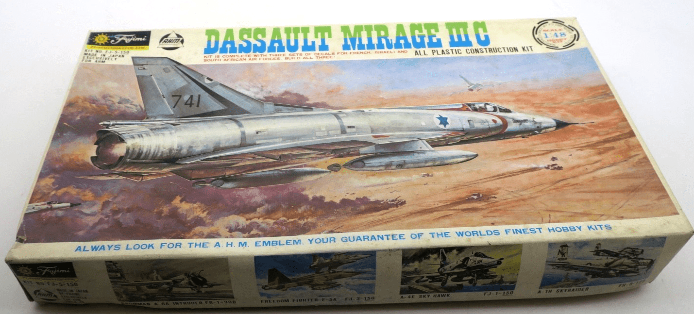 Fujimi 1/48 Dassault Mirage III C Model Kit - WISE GUYS HOBBIES LLC